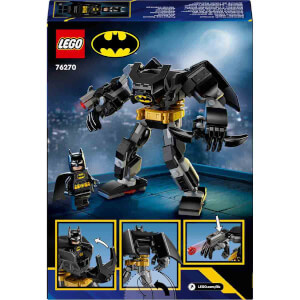 LEGO DC Batman: Batman Robot Zırhı 76270 – 6 Yaş ve Üzeri Süper Kahraman Sevenler İçin Batman Minifigürü İçeren Aksiyon Figürü Yapım Seti (140 Parça)