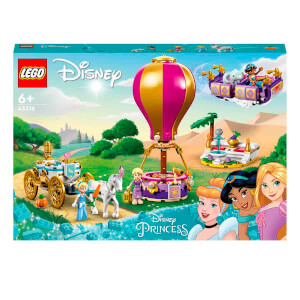 LEGO® | Disney Prensesin Büyülü Yolculuğu 43216 - 6 Yaş ve Üzeri Çocuk Çocuklar İçin Rapunzel, Yasemin ve Sindirella Minifigürü İçeren Eğlenceli Oyunlar Sunan Yaratıcı Oyuncak Yapım Seti (320 Parça)