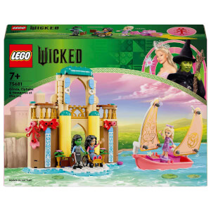 LEGO Wicked Glinda, Elphaba ve Nessarose, Shiz Üniversitesi’nde 75681 - 7 Yaş ve Üzeri Çocuklar için Oyuncak Tekne İçeren Bebek Evi Oyun Seti (304 Parça)