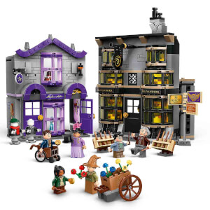 LEGO Harry Potter Ollivanders ve Madam Malkin'in Cübbe Dükkanı 76439 - 8 Yaş ve Üzeri Çocuklar için Diagon Yolu Oyuncak Mağazası Modeli Yapım Seti (744 Parça)