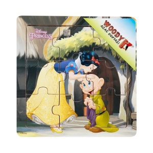 Disney Princess ve Arkadaşları Ahşap Puzzle 9 Parça
