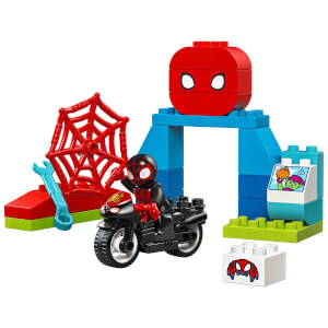 LEGO DUPLO Marvel Spin’in Motosiklet Macerası 10424 -2 Yaş ve Üzeri Çocuklar İçin Örümcek Adam Figürü İçeren Eğitici Oyuncak Yapım Seti (24 Parça)