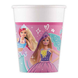 Barbie Fantasy Desenli Karton Bardak 8’li 200 ml