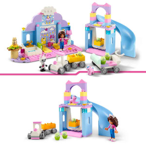 LEGO 4+ Gabby’s Dollhouse Gabby’nin Kedicik Bakım Odası 10796 - 4 Yaş ve Üzeri Çocuklar için Yaratıcı Oyuncak Yapım Seti (165 Parça)