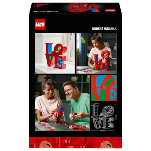 LEGO Art LOVE 31214 - Yetişkinler için Hediyelik Dekoratif Model Yapım Seti (791 Parça)