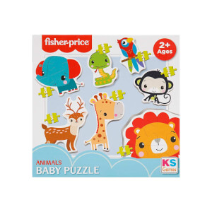 Fisher Price Baby Animals 6’sı 1 Arada Puzzle