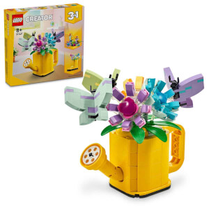 LEGO® Creator Sulama Kabında Çiçekler 31149 - 8 Yaş ve Üzeri Çocuklar için Çizme ve Kuş Modeli Seçenekleri İçeren 3'ü 1 Arada Yaratıcı Oyuncak Yapım Seti (420 Parça)