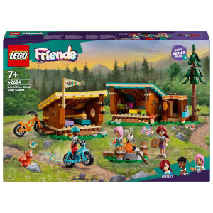 LEGO Friends Macera Kampı Şirin Kulübeler 42624 - 7 Yaş ve Üzeri Çocuklar için Tilki Figürü İçeren Yaratıcı Oyuncak Yapım Seti (437 Parça)