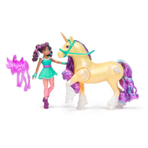 Işıklı Unicorn Academy Ava ve Leaf Figür Seti