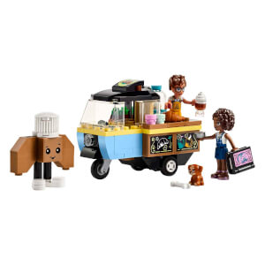 LEGO® Friends Mobil Pastane 42606 - 6 Yaş ve Üzeri Çocuklar için Aliya Minifigürü İçeren Yaratıcı Oyuncak Yapım Seti (125 Parça)