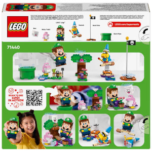 LEGO Super Mario İnteraktif LEGO Luigi ile Maceralar 71440 - 6 Yaş ve Üzeri Çocuklar İçin Koleksiyonluk Yaratıcı Nintendo Oyuncak Yapım Seti (210 Parça)