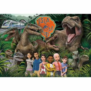 180 Parça Supercolor Puzzle: Jurrassic World Camp Kretase Isla Nublar 