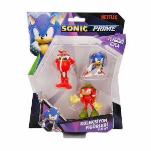 Sonic Prime 3'lü Figür Seti