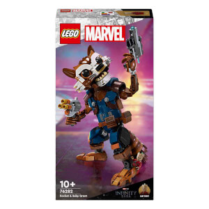 LEGO® Marvel Rocket ve Bebek Groot 76282 – 10 Yaş ve Üzeri Süper Kahraman Yedi Çocuk İçin İnşa Edilebilir Yaratıcı Oyuncak Yapım Seti (566 Parça)