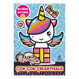 I Love Unicorn: En Güzel Boyama Çok Çok Çıkartmalı!