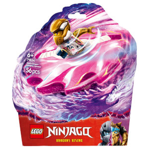 LEGO NINJAGO Sora’nın Ejderha Spinjitzu Topacı 71824 - 6 Yaş ve Üzeri Çocuklar için 2 Ninja Minifigürü İçeren Yaratıcı Oyuncak Yapım Seti (56 Parça)