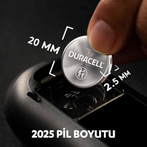 Duracell Özel Lityum 3V Düğme Pil 2025 2’li