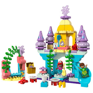 LEGO DUPLO Disney Ariel’in Sihirli Su Altı Sarayı 10435 - 2 Yaş ve Üzeri Küçük Deniz Kızı Seven Çocuklar İçin Eğitici Oyuncak Yapım Seti (116 Parça)