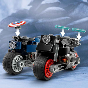 LEGO Marvel Black Widow ve Kaptan Amerika Motosikletleri 76260