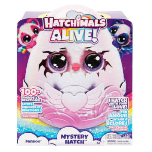 Sesli ve Işıklı Hatchimals Alive Mystery Hatch Pandoo İnteraktif Peluş Sürpriz Yumurta