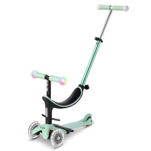4in1 Micro Mini2Grow Deluxe Magic 3 Tekerlekli Işıklı Yeşil Scooter