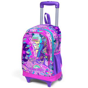 Coral High Graffiti Işıklı Tekerlekli Çekçekli Okul Çantası 23960