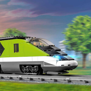 LEGO City Ekspres Yolcu Treni 60337 - 7 Yaş ve Üzeri Çocuklar için Powered Up Teknolojili Oyuncak Tren Yapım Seti (764 Parça)