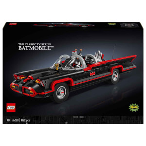 LEGO DC Batman: Klasik TV Dizisi Batmobile 76328 - Yetişkin Süper Kahraman Hayranları için Koleksiyonluk Yapım Seti (1822 Parça)