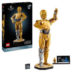 LEGO Star Wars C-3PO 75398 - Yetişkinler için İnşa Edilebilen Koleksiyonluk ve Nostaljik Droid Figürü Yapım Seti (1138 Parça)