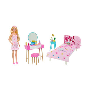 Barbie nin Yatak Odası Oyun Seti HPT55