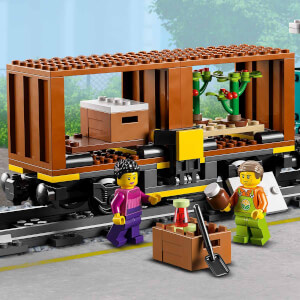 LEGO City Yük Treni 60336 - 7 Yaş ve Üzeri için Powered Up Teknolojili Oyuncak Yük Treni Yapım Seti (1153 Parça)