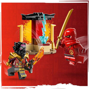  LEGO NINJAGO Kai ve Ras'ın Araba ve Motosiklet Savaşı 71789 - 4 Yaş ve Üzeri Çocuklar için 2 Minifigür İçeren Yaratıcı Oyuncak Yapım Seti (103 Parça)