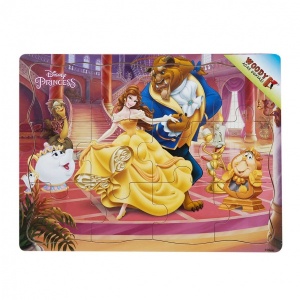 Disney Princess Ahşap Puzzle 12 Parça 