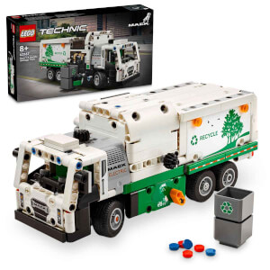 LEGO® Technic Mack® LR Elektrikli Çöp Kamyonu 42167 - 8 Yaş ve Üzeri Çocuklar için Geri Dönüşüm Temalı Koleksiyonluk Yaratıcı Oyuncak Model Yapım Seti (503 Parça)