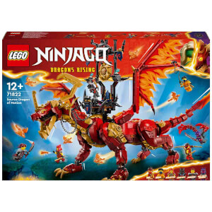 LEGO NINJAGO Hareket Kaynak Ejderhası 71822 – 12 Yaş ve Üzeri İçin 6 Minifigür İçeren Yaratıcı Oyuncak Yapım Seti (1716 Parça)