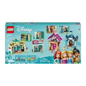 LEGO® ǀ Disney Princess: Disney Prensesi Pazar Macerası 43246 - 6 Yaş ve Üzeri Çocuklar için Tiana, Aurora, Sindirella ve Ariel Minifigürü İçeren Yaratıcı Oyuncak Yapım Seti (817 Parça)