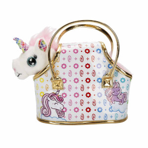 Cutekins Taşıma Çantalı Peluş Unicorn Lou Lou