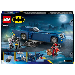 LEGO DC Batman: Batmobile ile Batman, Harley Quinn ve Mr. Freeze’e Karşı 76274 - 8 Yaş ve Üzeri Süper Kahraman Sevenler için İnşa Edilebilen Yaratıcı Oyuncak Yapım Seti (435 Parça)