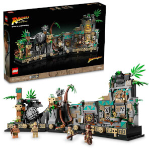 LEGO Indiana Jones: Altın İdol ün Tapınağı 77015 Yetişkinler için İkonik bir Indiana Jones Filmi Sahnesini Canlandıran Yaratıcı Oyuncak Model Yapım Seti 1545 Parça