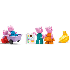 LEGO DUPLO Peppa Pig Süpermarket 10434 - 2 Yaş ve Üzeri Çocuklar için Peppa Pig Minifigürü İçeren Eğitici Oyuncak Yapım Seti (70 Parça)