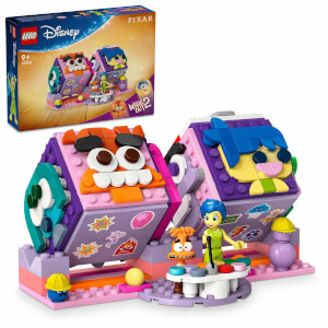 LEGO Disney Ters Yüz 2 Duygu Küpleri 43248 - 9 Yaş ve Üzeri Çocuklar için Pixar’dan Neşe ve Kaygı Karakterlerini İçeren Yaratıcı Oyuncak Yapım Seti (394 Parça)