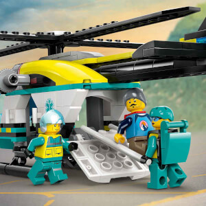 LEGO® City Acil Kurtarma Helikopteri 60405 - 6 Yaş ve Üzeri Çocuklar için Helikopter İçeren Yaratıcı Oyuncak Yapım Seti (226 Parça)