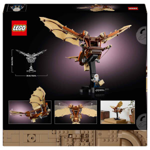 LEGO Icons Leonardo da Vinci’nin Uçan Makinesi 10363 - Tarih Seven Yetişkinler için Dekoratif Model Yapım Seti (493 Parça)