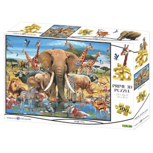 500 Parça 3D Puzzle: Afrika 