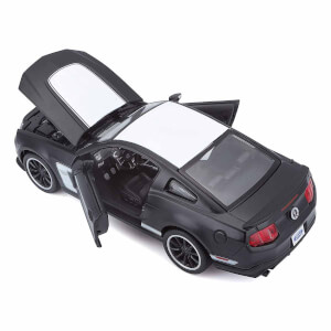 1:24 Ford Mustang Boss 302 Matte Black Model Araba