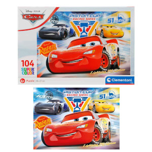 104 Parça Puzzle: Cars 3 Piston Cup