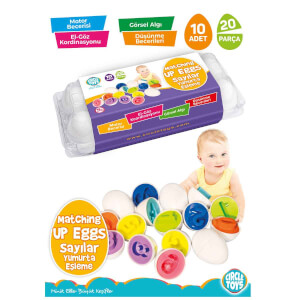 Circle Toys Sayılar Yumurta Eşleme Oyunu 10’lu