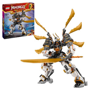 LEGO NINJAGO Cole’un Titan Ejderha Robotu 71821 – 12 Yaş ve Üzeri İçin Cole Minifigürü İçeren Yaratıcı Oyuncak Yapım Seti (1055 Parça)