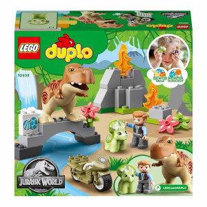 LEGO DUPLO Jurassic World T-rex ve Triceratops Dinozor Kaçışı 10939