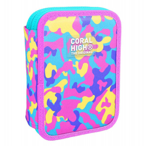Coral High Kamuflaj Desenli Kalem Kutusu 31101